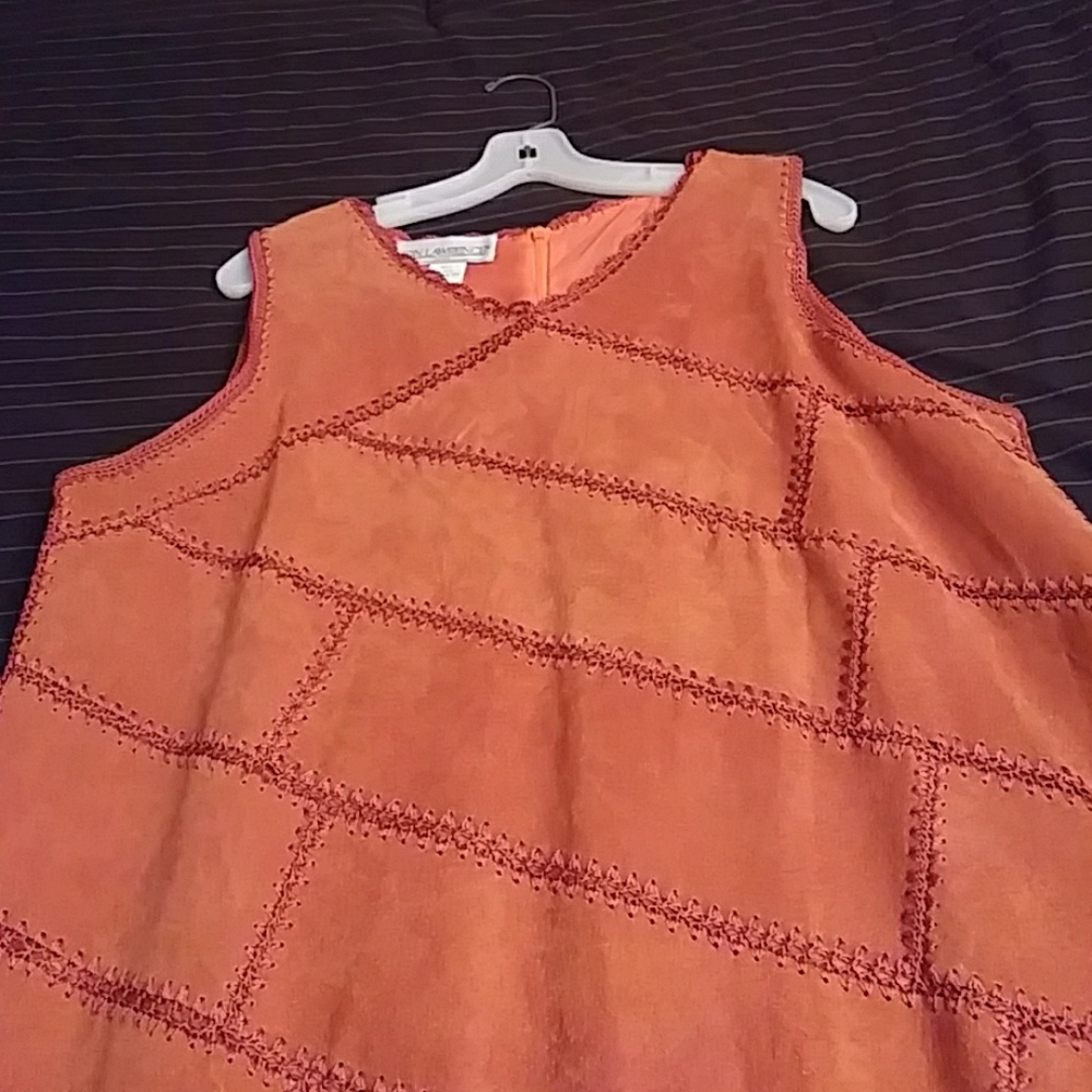 Suede dress